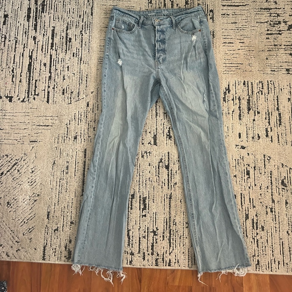 Old Navy Extra High Rise Kicker Boot Cut Jeans
